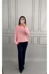 Pembe Selanik Merserize Triko