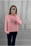Pembe Selanik Merserize Triko