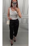 Siyah Saten Pantalon